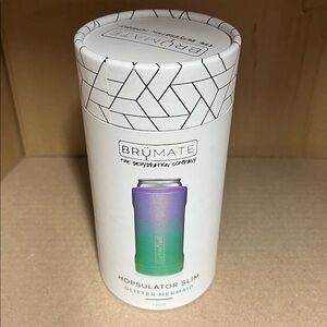 BrüMate Hopsulator Slim in Glitter Mermaid